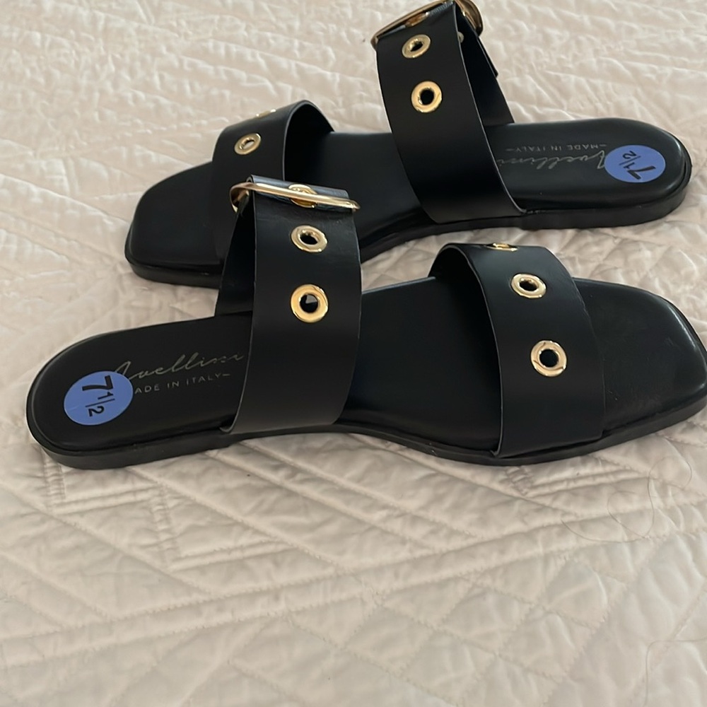 Italian leather sandals. Never worn - Picture 7 of 7